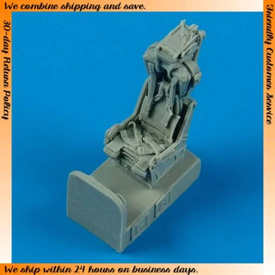 QuickBoost 72406 1/72 Vought F-8E Crusader Ejection Seat with safety belts for Academy, Hasegawa and Heller