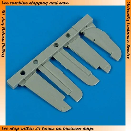 QuickBoost 72414 1/72 Focke-Wulf Fw 190A-3/Fw 190A-8 Control Surfaces for Tamiya kits