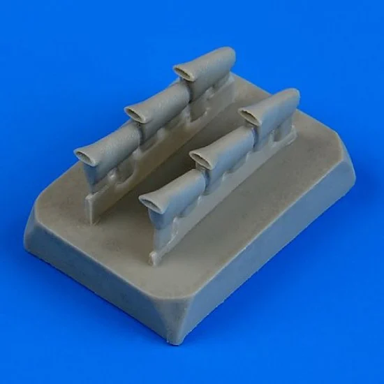 QuickBoost 72483 1/72 Boulton-Paul Defiant Mk.I Exhaust - Fishtail for Airfix kit (Resin)