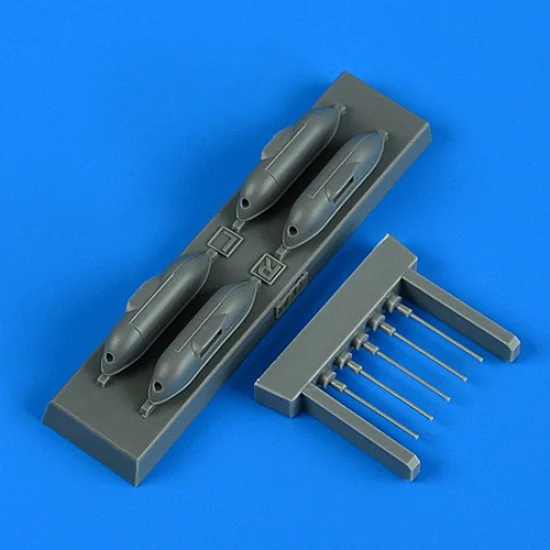 QuickBoost 72659 1/72 Messerschmitt Bf 109G-6/R6 Cannon Pods for Tamiya kits