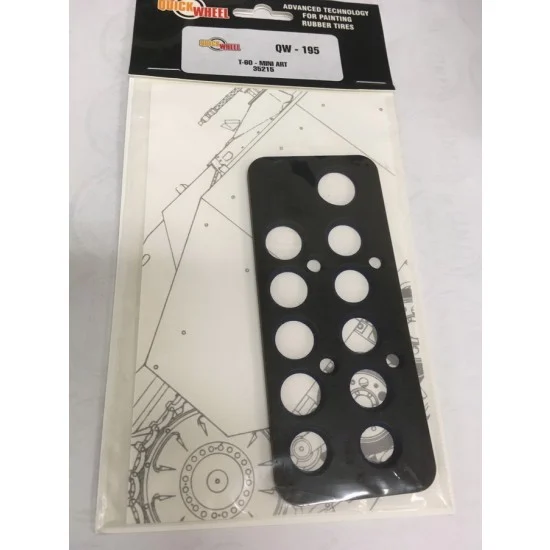 QuickWheel QW-195 1/35 T-60 Wheel Mask for MiniArt kits