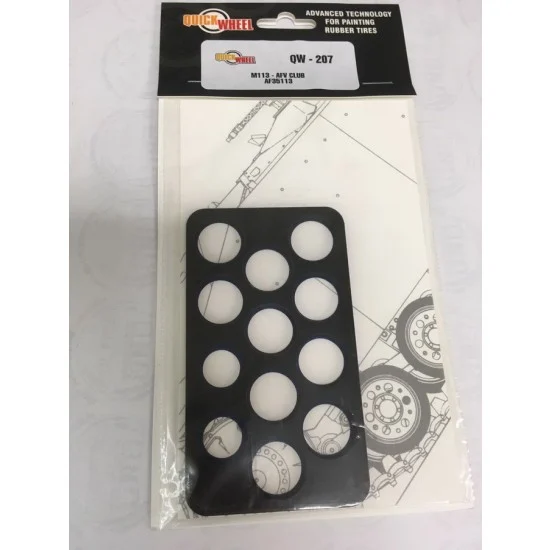 QuickWheel QW-207 1/35 M113 Wheel Mask for AFV Club kits