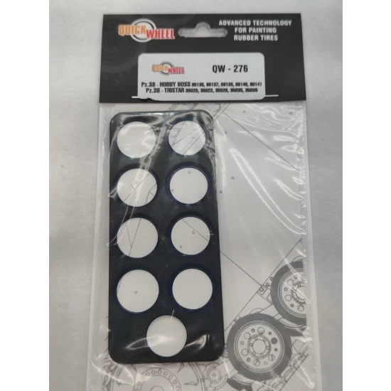 QuickWheel QW-276 1/35 Pz.38 Wheels Paint Mask for Hobby Boss/Tristar kits