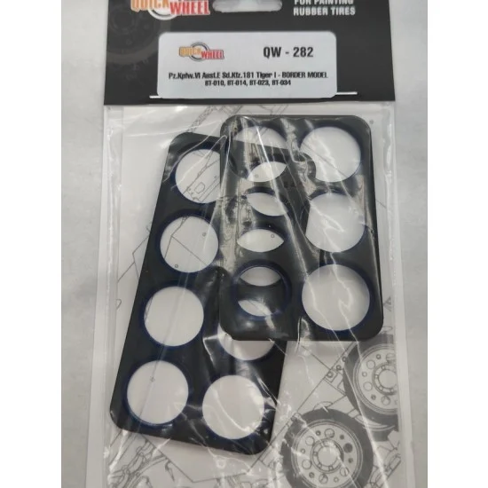 QuickWheel QW-282 1/35 Tiger I Wheels Paint Mask for Border Model kits