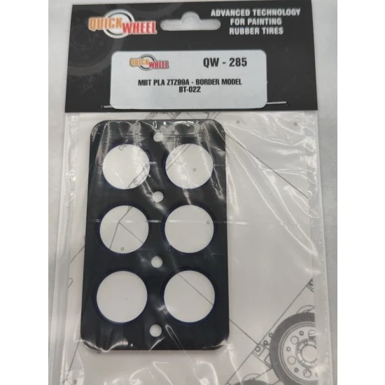 QuickWheel QW-285 1/35 MBT PLA ZTZ99A Wheels Paint Mask for Border Model kits