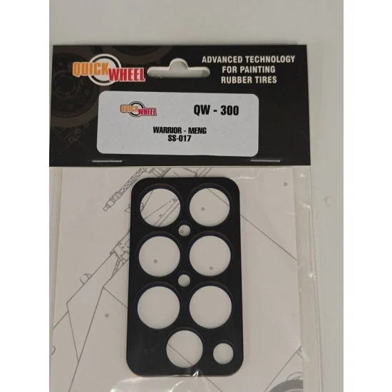 QuickWheel 300 1/35 FV510 Warrior Wheels Paint Mask for Meng kits - Military Vehicles & Tanks