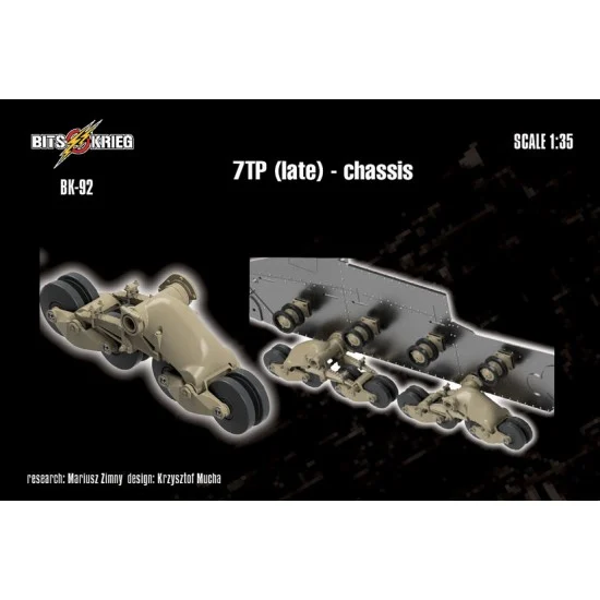 BitsKrieg BK092 1/35 BK-092 7TP (late) Chassis