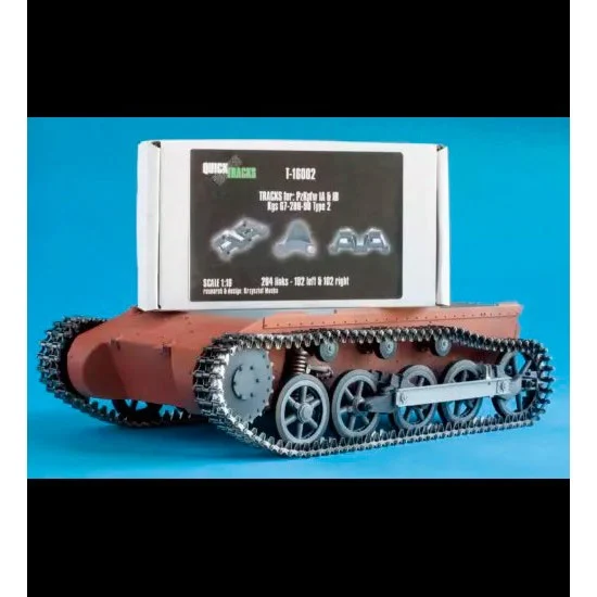 QuickWheel QWT-16002 1/16 Pz.Kpfw. I Ausf.A and B - Kgs 67-280-90 Tracks Type 2