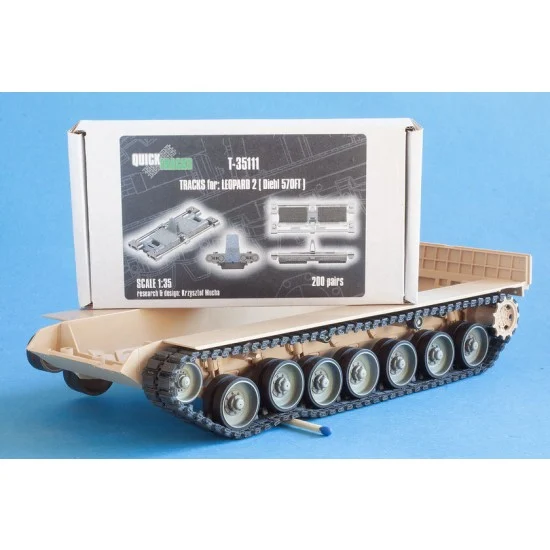QuickWheel QWT-35111 1/35 Tracks for Leopard 2 (Diehl 570FT)