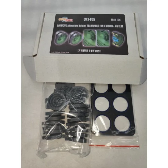 QuickWheel QWX-055 1/35 Centurion Road Wheels with Masks for AFV Club kits