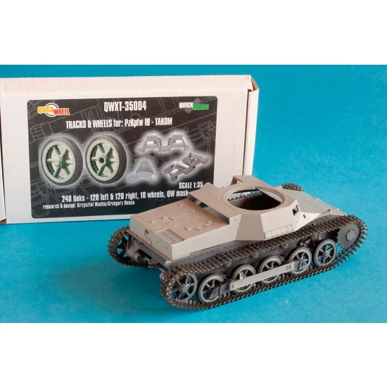 QuickWheel QWXT-35004 1/35 Pz.Kpfw. I B Tracks and Wheels for Takom kits