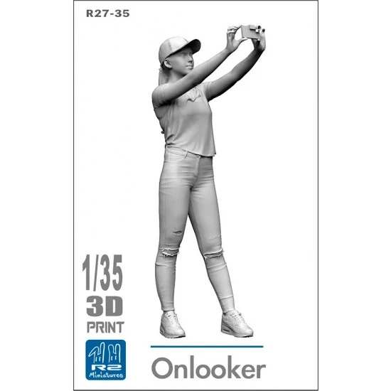 R2 Miniatures R27-35 1/35 Modern Female Onlooker