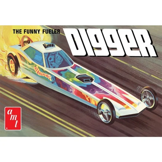 AMT 1154 1/25 Digger Dragster "Fooler Fueler" - Model Cars