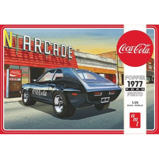 AMT 1166 1/25 "Popper" 1977 Ford Pinto W/Coke Machine (Coca-Cola)