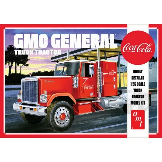 AMT 1179 1/25 1976 GMC General Semi Tractor (Coca-Cola)