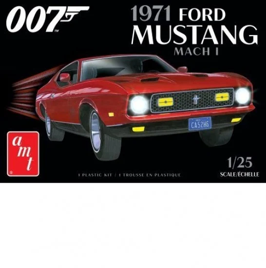 AMT 1187 1/25 James Bond 1971 Ford Mustang Mach I - Model Cars