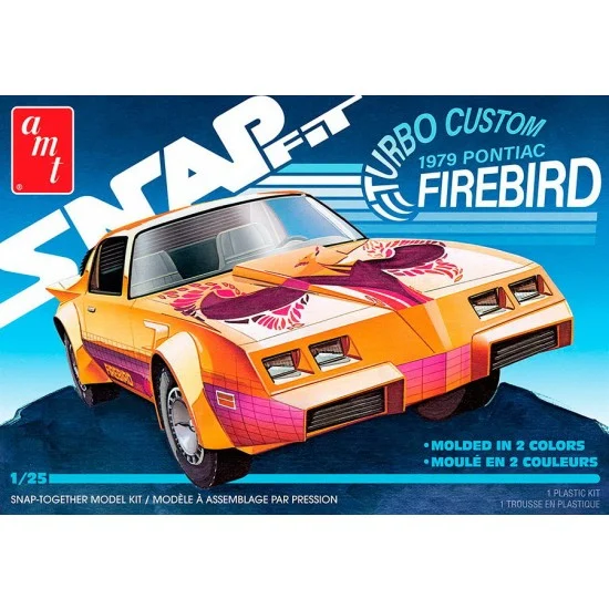 AMT 1211M 1/25 1979 Pontiac Firebird Turbo Custom (Snap kit) - Model Cars