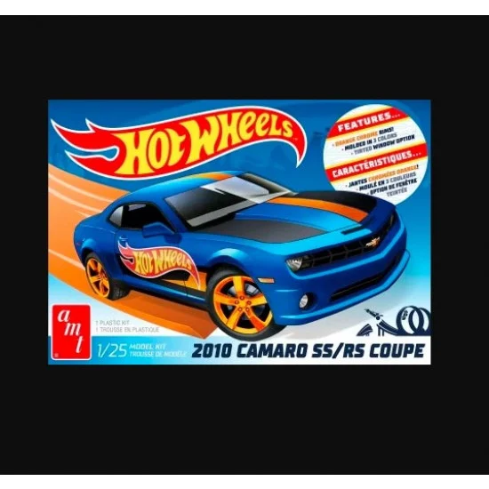 AMT 1255M 1/25 2010 Chevy Camaro Hot Wheels - Model Cars