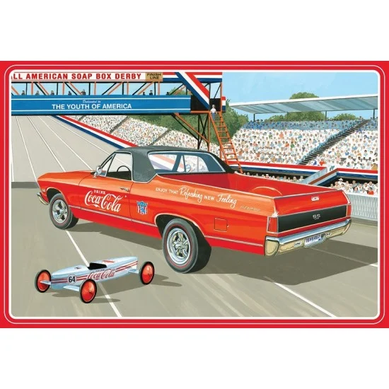 AMT 1362M 1/25 1968 Chevy El Camino SS Coca Cola - Model Cars