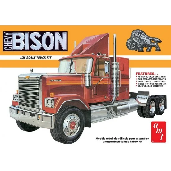 AMT 1390 1/25 Chevrolet Bison Conventional Tractor - Model Cars