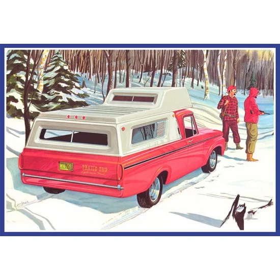 AMT 1412 1/25 1963 Ford F-100 Camper Pickup