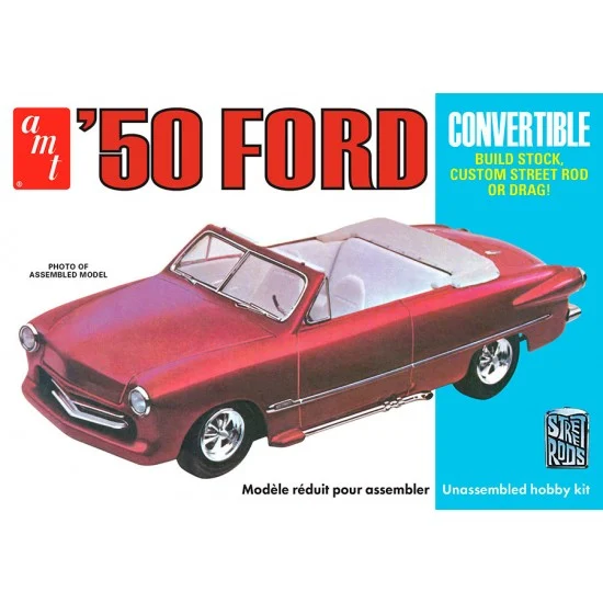 AMT 1413 1/25 1950 Ford Convertible Street Rods Edition - Model Cars