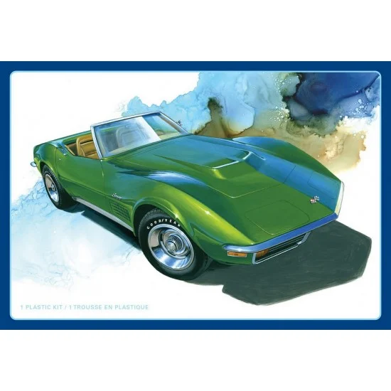 AMT 1437M 1/25 1972 Chevy Corvette Roadster - Model Cars