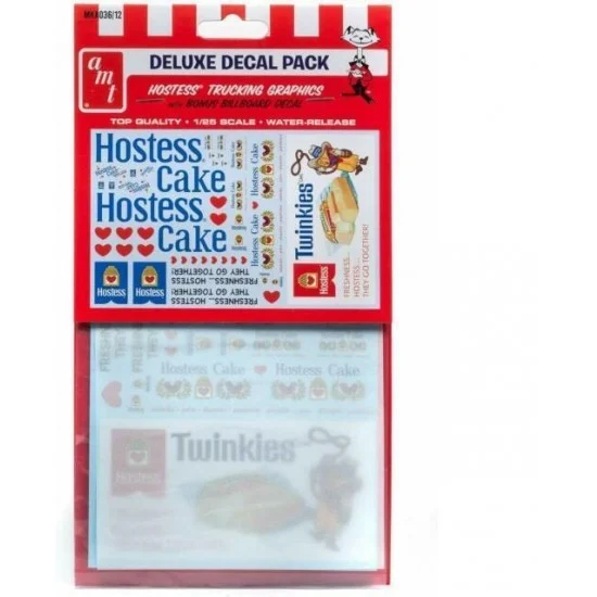 AMT MKA036 1/25 Hostess Trucking Decal Pack - Model Cars