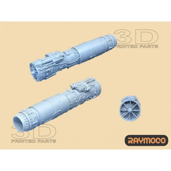 RAYMOCO R48.108.DPAC 1/48 Sukhoi SU-17 Turbo Jet Engine AL-21F-3 (2pcs)