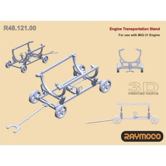 RAYMOCO R48.121.00 1/48 Mikoyan MiG-31 Engine Transportation Stand