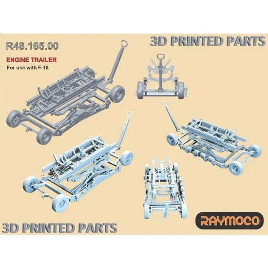 RAYMOCO R48.165.00 1/48 Engine Trailer for F-18