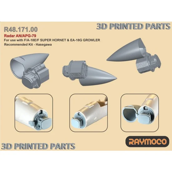 RAYMOCO R48.171.00 1/48 F/A-18E/F / EA-18G Radar for Hasegawa kit