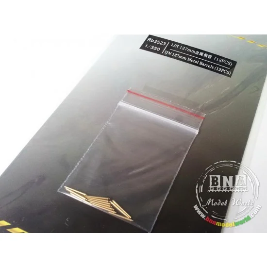 Rainbow Models 3523 1/350 IJN 137mm Metal Barrels (13PCS) - Model Ships & Boats
