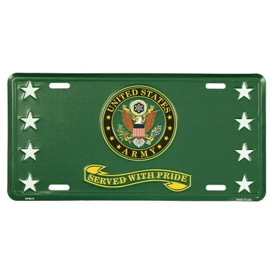 Army Served with Pride License Plate MP9070 - Ramson's Imports, Inc
