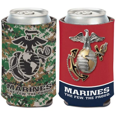 Marines Doublesided Can Cooler LS9318CMAR - Ramson's Imports, Inc