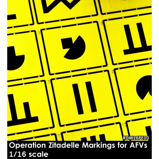 Rado Miniatures 16PE10 1/16 Operation Zitadelle (Kursk 1943) Markings for AFVs - Military Vehicles & Tanks