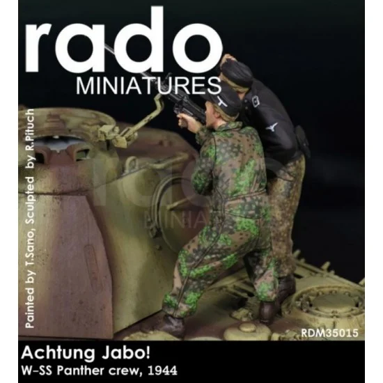 Rado Miniatures 35015 1/35 Achtung Jabo! W-SS Panther Crews 1944 (2 figures)