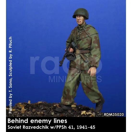Rado Miniatures 35020 1/35 Soviet Razvedchik w/PPSh 41 1941-45
