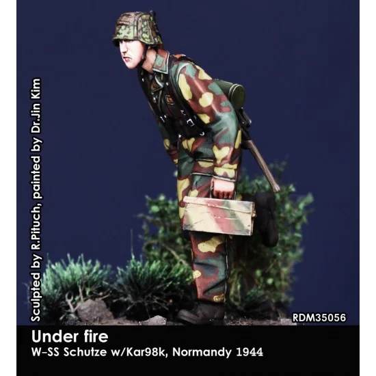 Rado Miniatures 35056 1/35 W-SS Schutze w/Kar98, 12. SS HJ, Normandy 1944