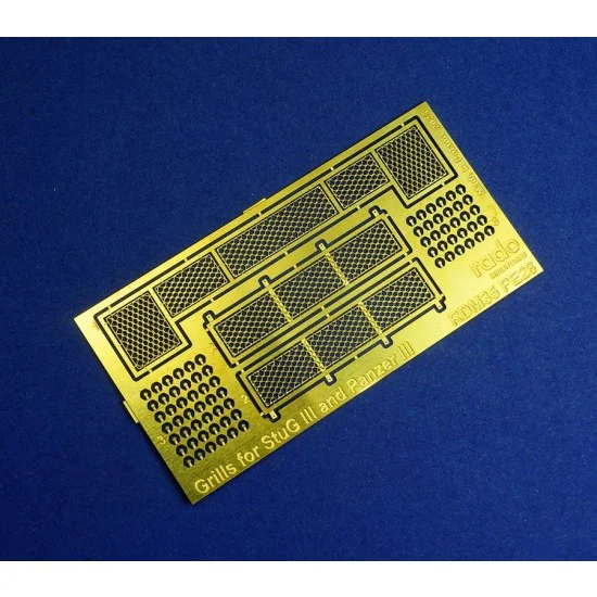 Rado Miniatures 35PE28 1/35 Grills for Pz. III/StuG - Military Vehicles & Tanks