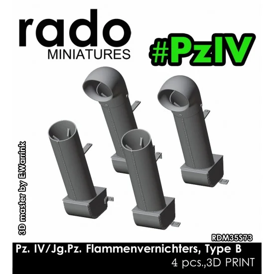 Rado Miniatures 35S73 1/35 Pz IV/Jg.Pz Flammenvernichter Type B - Military Vehicles & Tanks