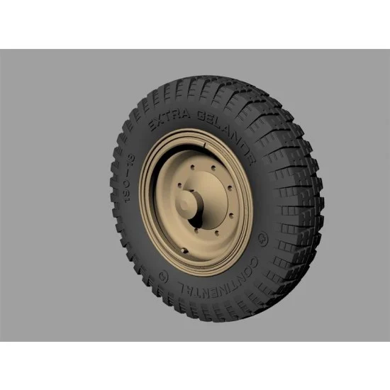 Panzer Art RE35-141 1/35 Drive Wheels for WWII German SdKfz 11 &251 (Gelande Pattern A)