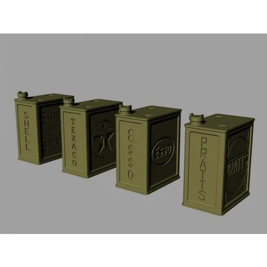 Panzer Art RE35-147 1/35 2-Gallon British "POW" Canisters (Commercial Set) (12pcs)