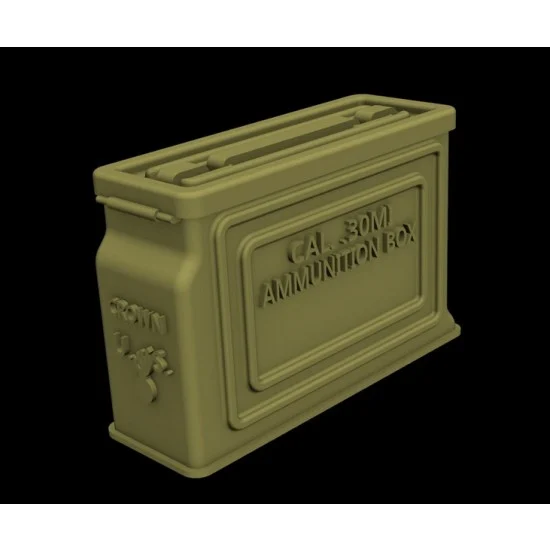 Panzer Art RE35-393 1/35 US Ammo Boxes for Caliber 0.3 Ammo (Metal Pattern)