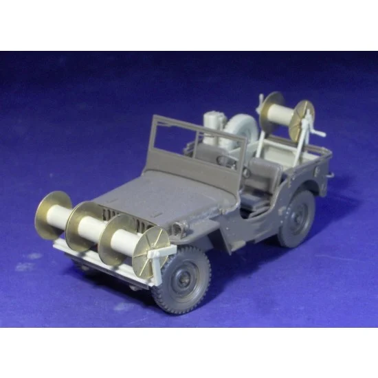 Resicast 351176 1/35 US Jeep Cable Layer Conversion Set for Tamiya kit (Resin+PE) - Military Vehicles & Tanks
