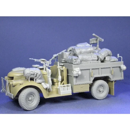 Resicast 352351 1/35 Chevrolet LRDG 30 cwt Heavy Weapon Carrier Early Conversion set for Tamiya kit - Military Vehicles & Tanks