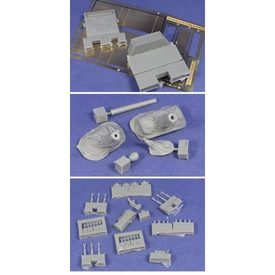 Resicast 352363 1/35 M4A2 Sherman III Deep Wading Detail Set for Tasca kit - Military Vehicles & Tanks