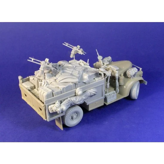 Resicast 352369 1/35 Heavy Weapon Vehicle (Late) Conversion/Update set for Tamiya LRDG Chevrolet kit - Military Vehicles & Tanks