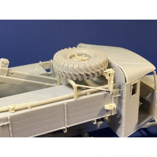 Resicast 352455 1/35 Scammel SV25 Spare Wheel Carrier - Military Vehicles & Tanks