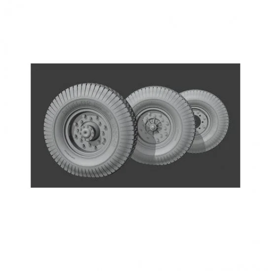 Resicast 352469 1/35 Austin K2 Military Ambulance Sagged Wheels Early (Dunlop tyres) for Airfix kits - Military Vehicles & Tanks